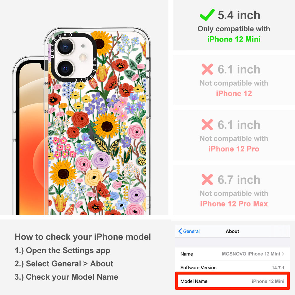 Blossom & Bloom Phone Case - iPhone 12 Mini Case