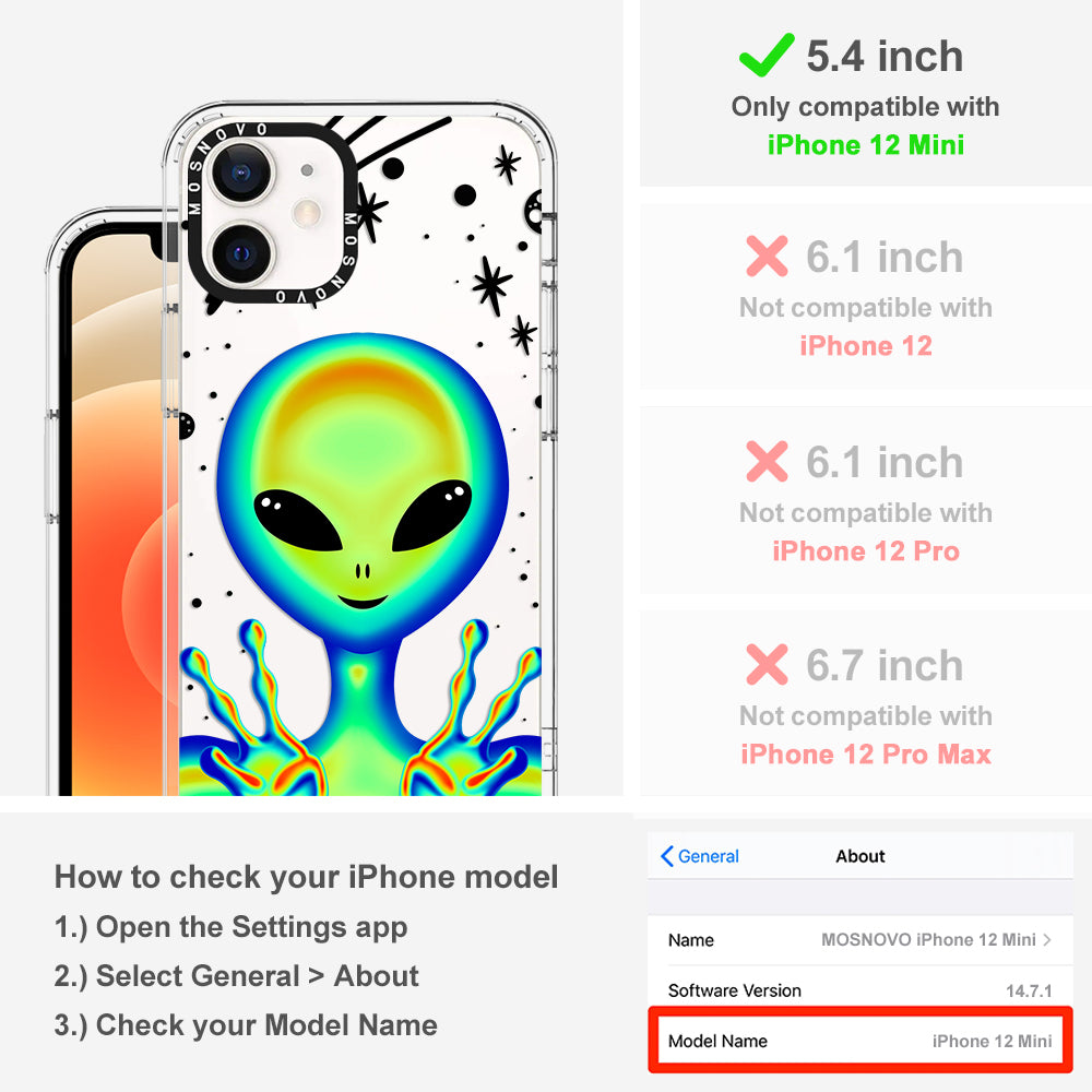 Alien Piece Phone Case - iPhone 12 Mini Case