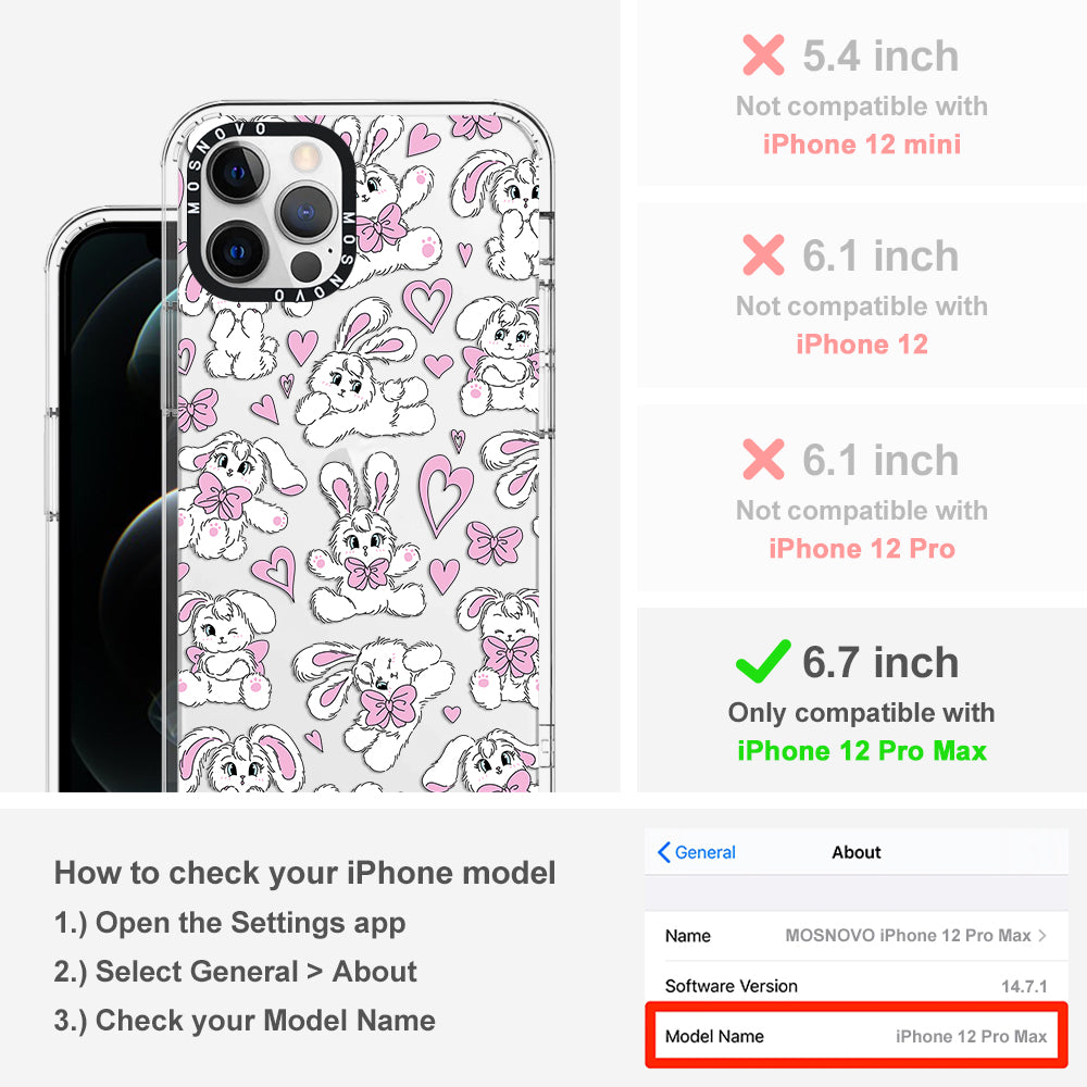 Bunnies Phone Case - iPhone 12 Pro Max Case