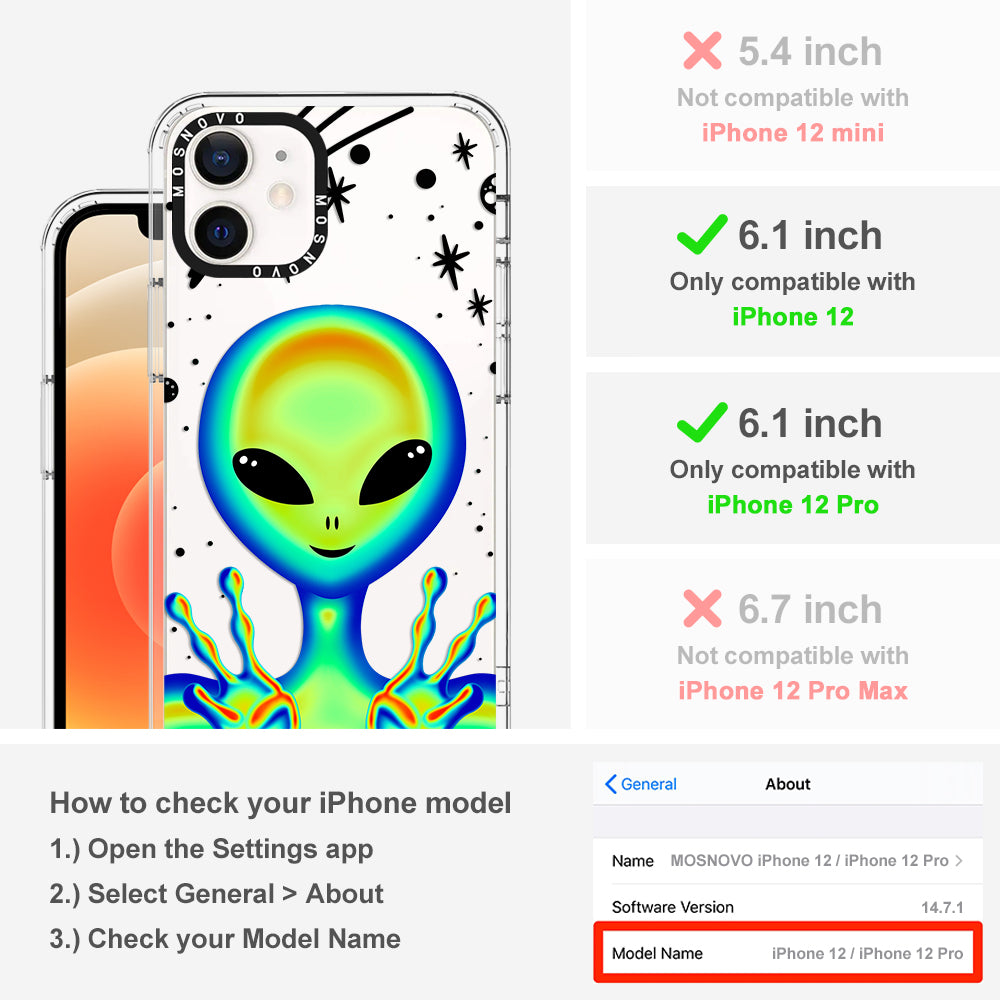 Alien Piece Phone Case - iPhone 12 Case