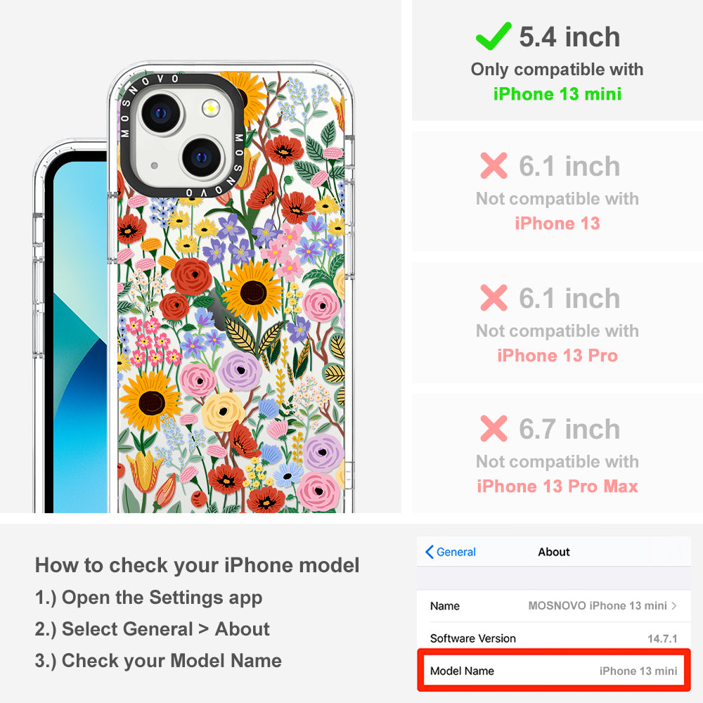 Blossom & Bloom Phone Case - iPhone 13 Mini Case