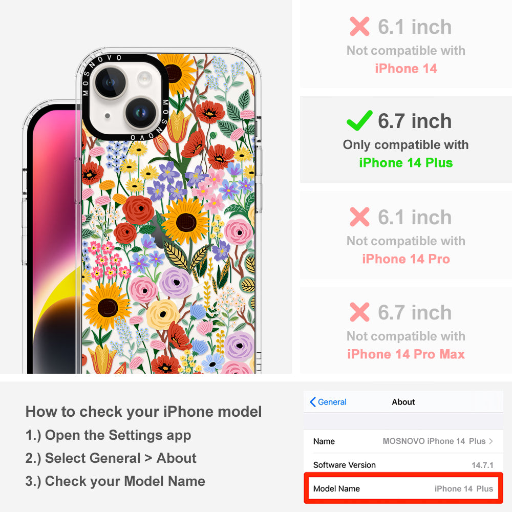 Blossom & Bloom Phone Case - iPhone 14 Plus Case