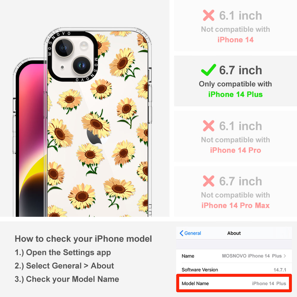 Sunflowers Phone Case - iPhone 14 Plus Case