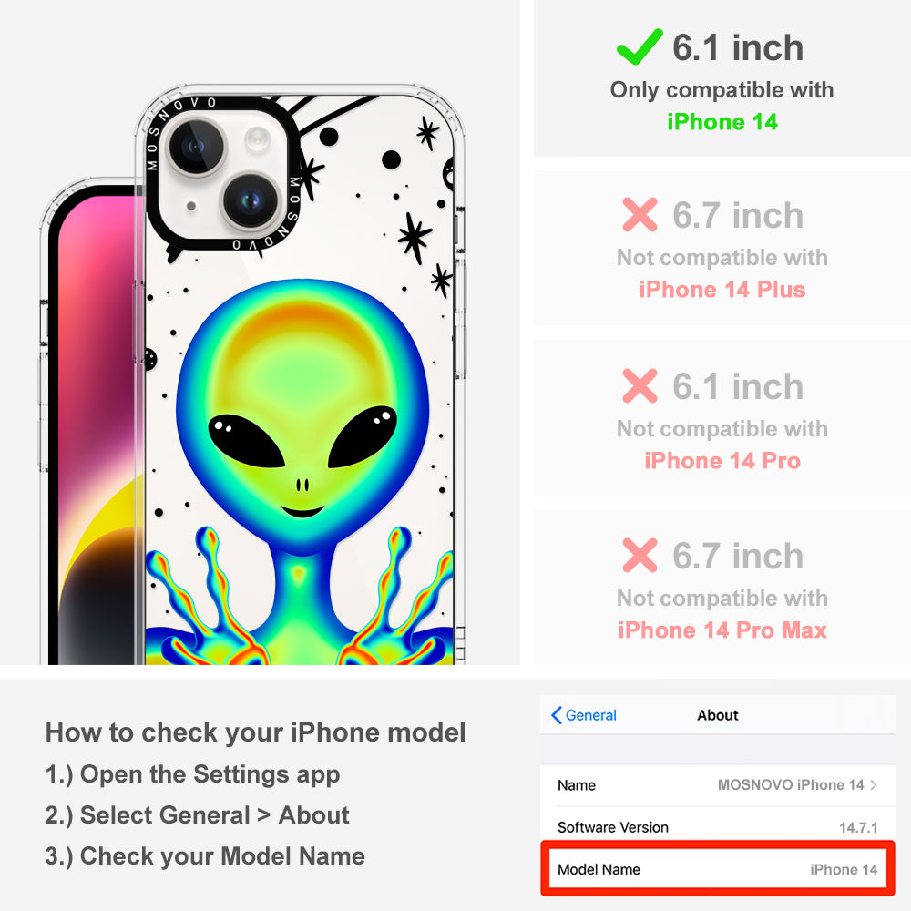 Alien Piece Phone Case - iPhone 14 Case