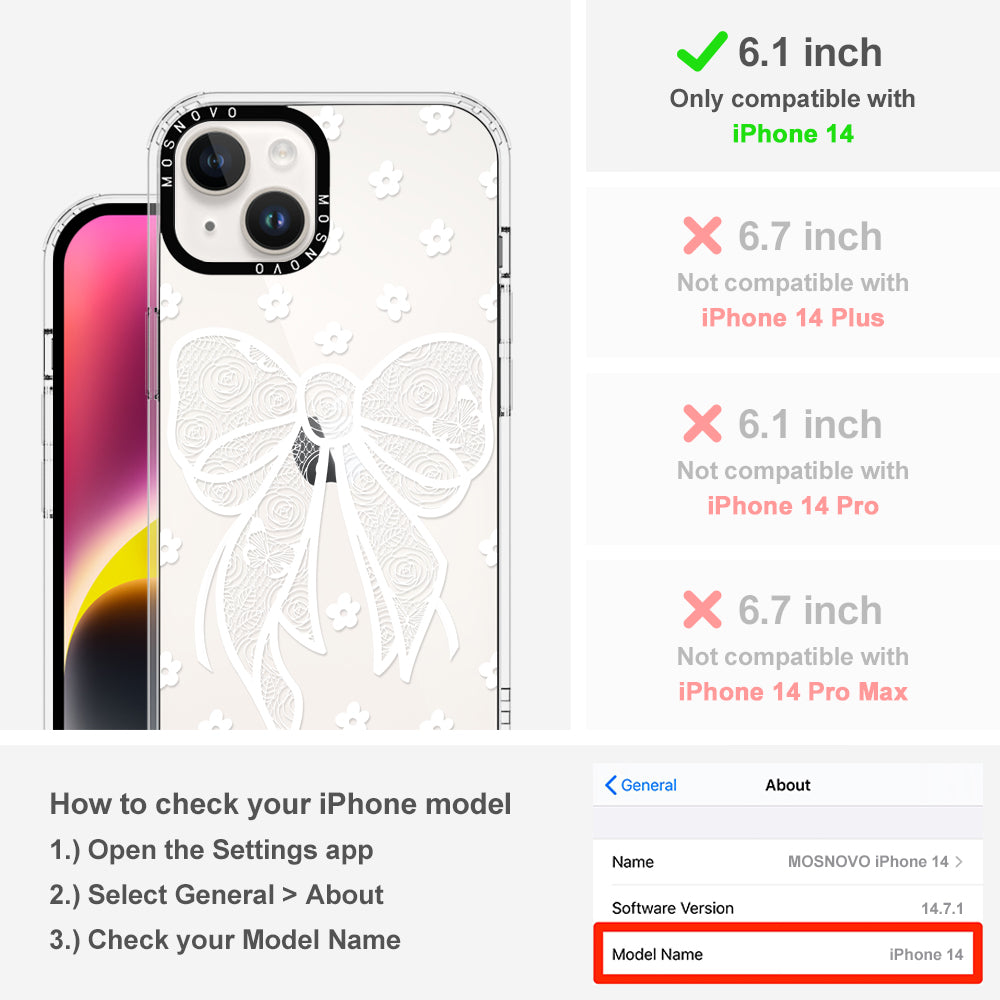 Lacey Bow Phone Case - iPhone 14 Case