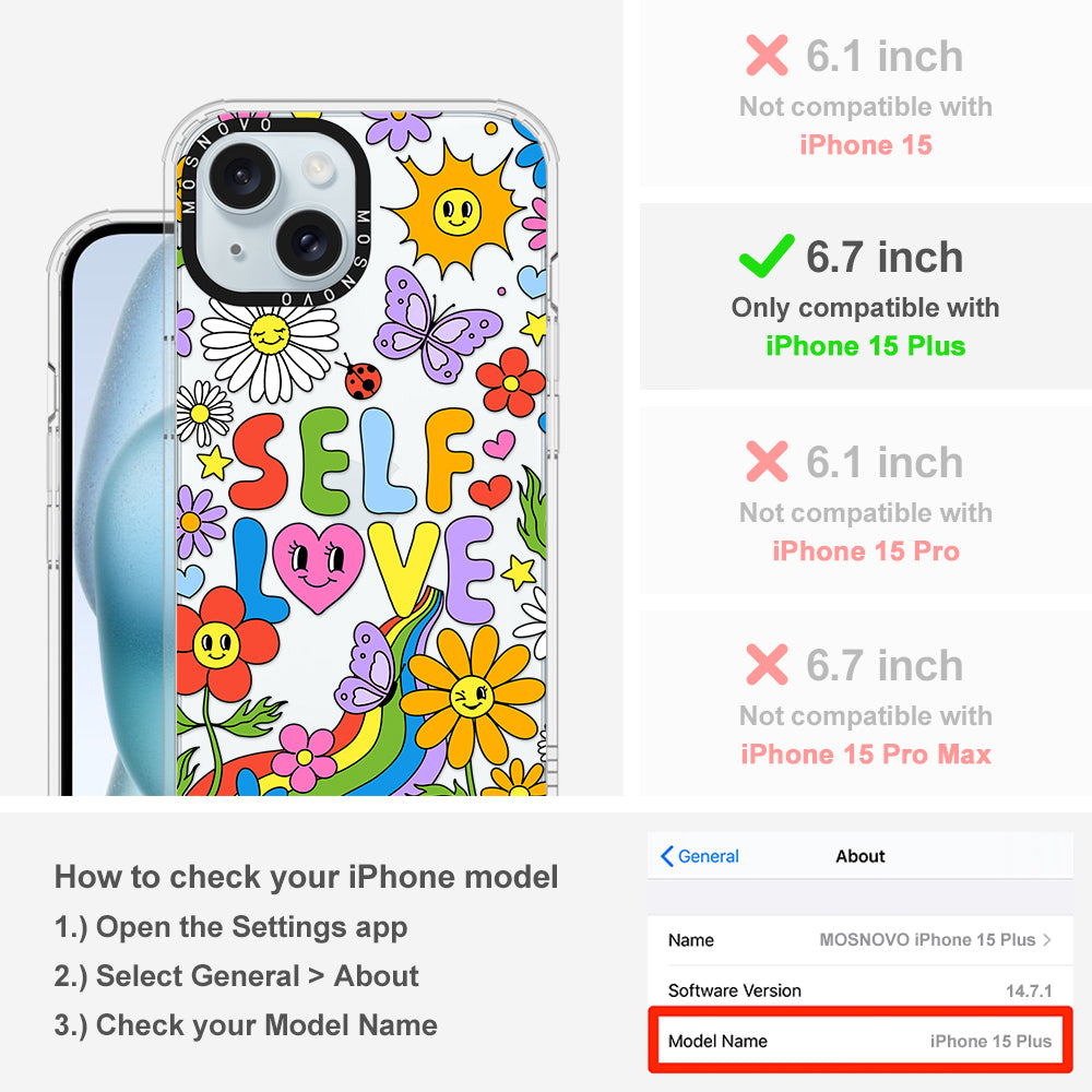 Self-love Phone Case - iPhone 15 Plus Case