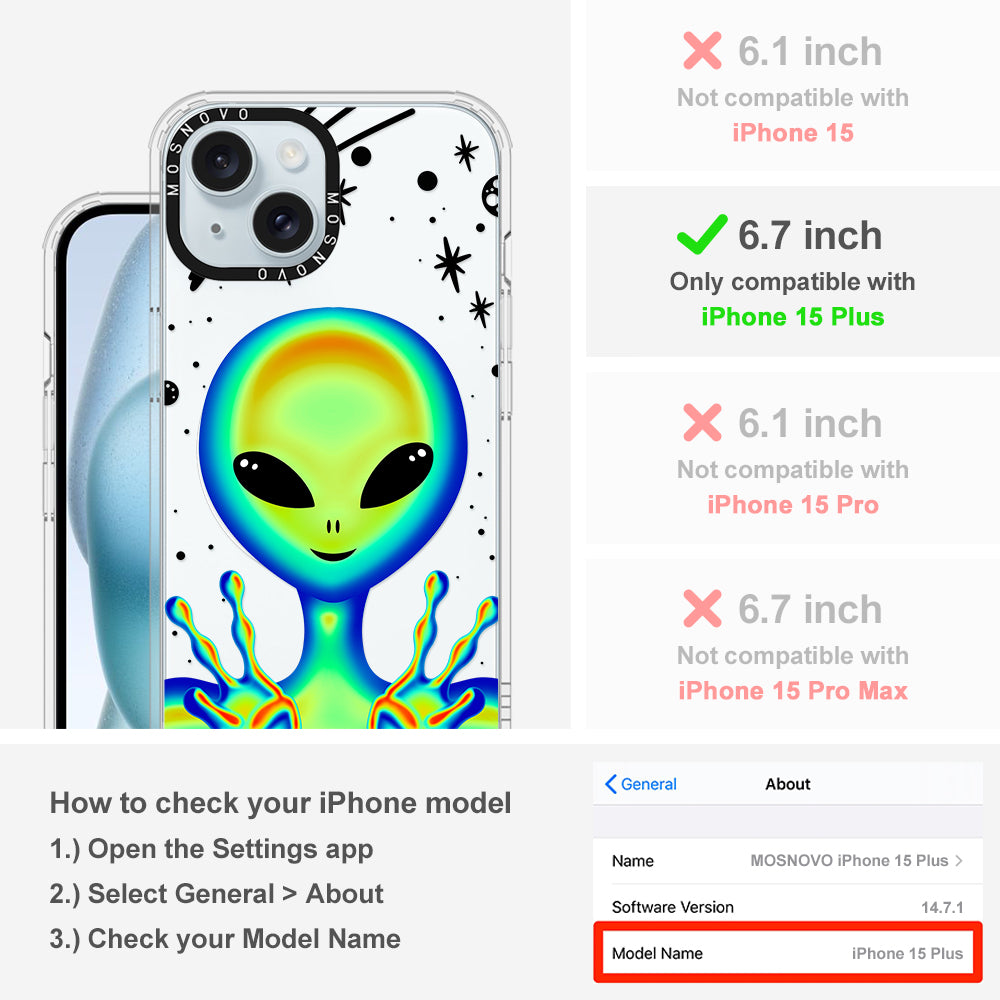 Alien Piece Phone Case - iPhone 15 Plus Case