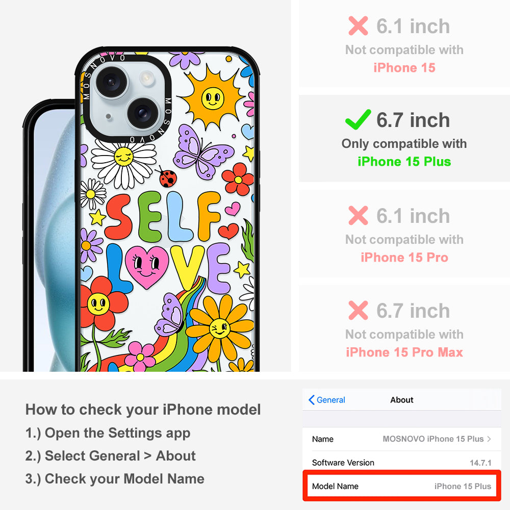 Self-love Phone Case - iPhone 15 Plus Case