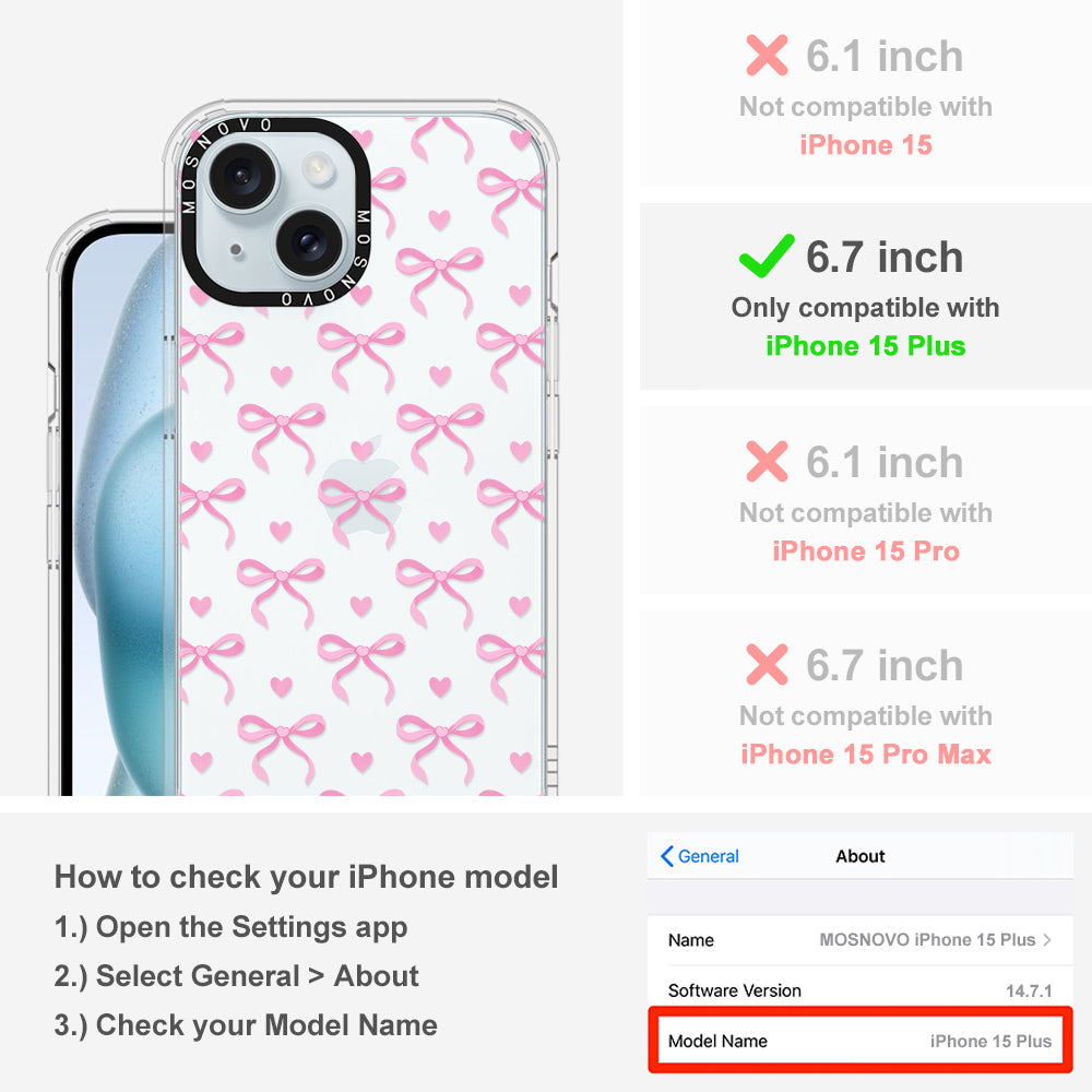 Bowtiful Love Phone Case - iPhone 15 Plus Case