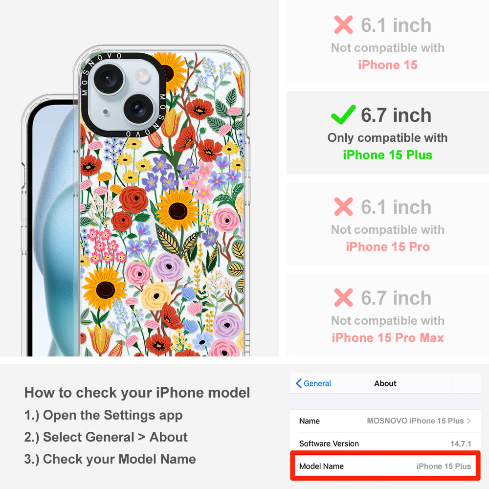 Blossom & Bloom Phone Case - iPhone 15 Plus Case