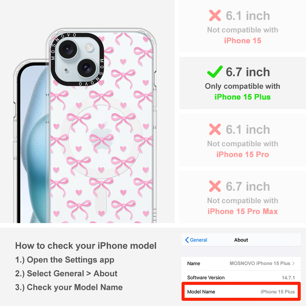 Bowtiful Love Phone Case - iPhone 15 Plus Case