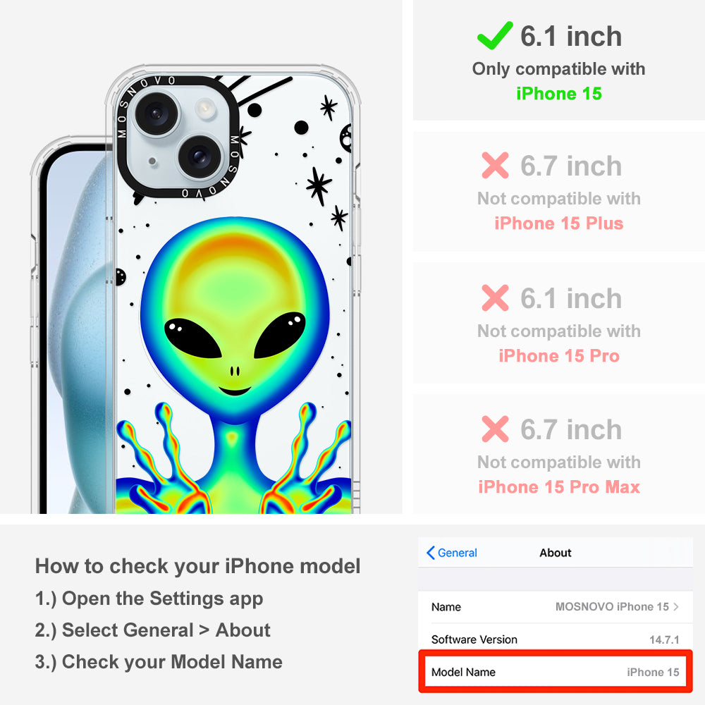 Alien Piece Phone Case - iPhone 15 Case