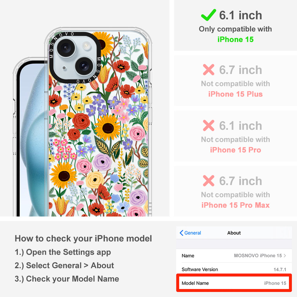 Blossom & Bloom Phone Case - iPhone 15 Case