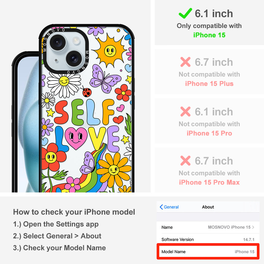 Self-love Phone Case - iPhone 15 Case