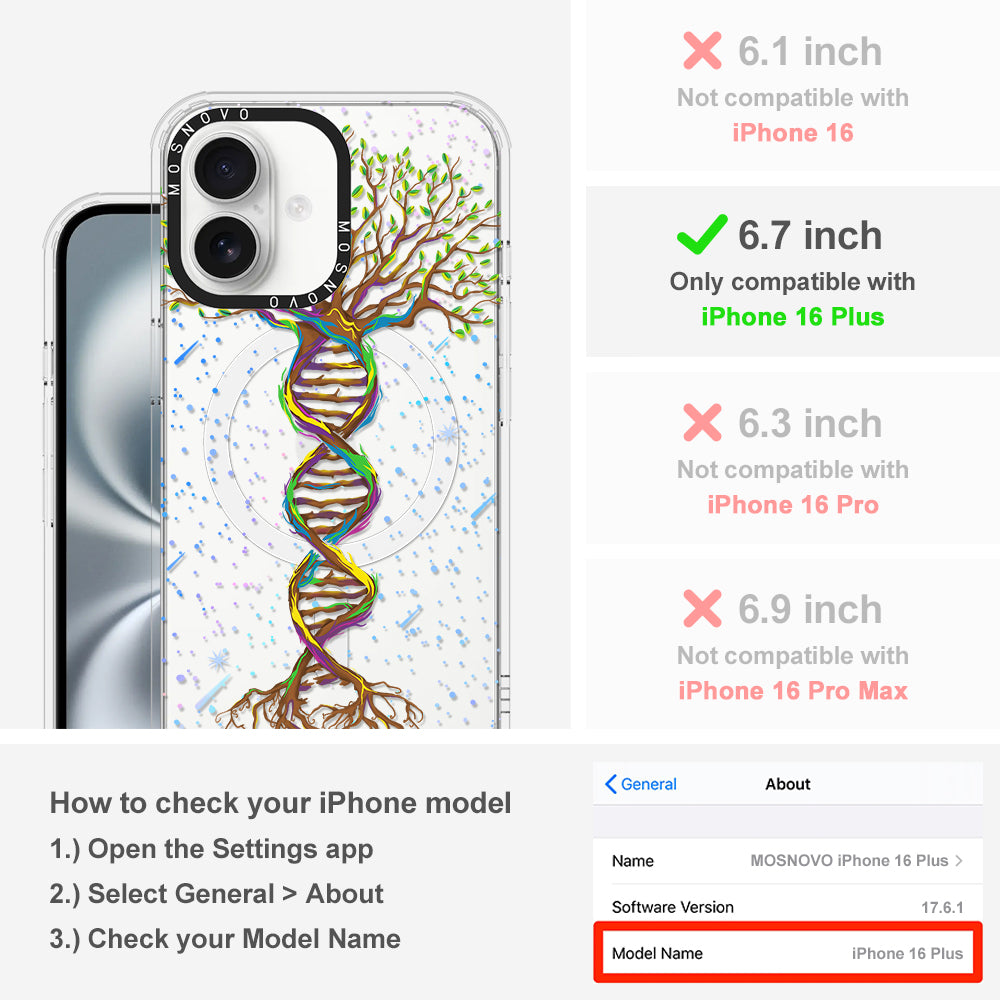 Life Tree Phone Case - iPhone 16 Plus Case - MOSNOVO