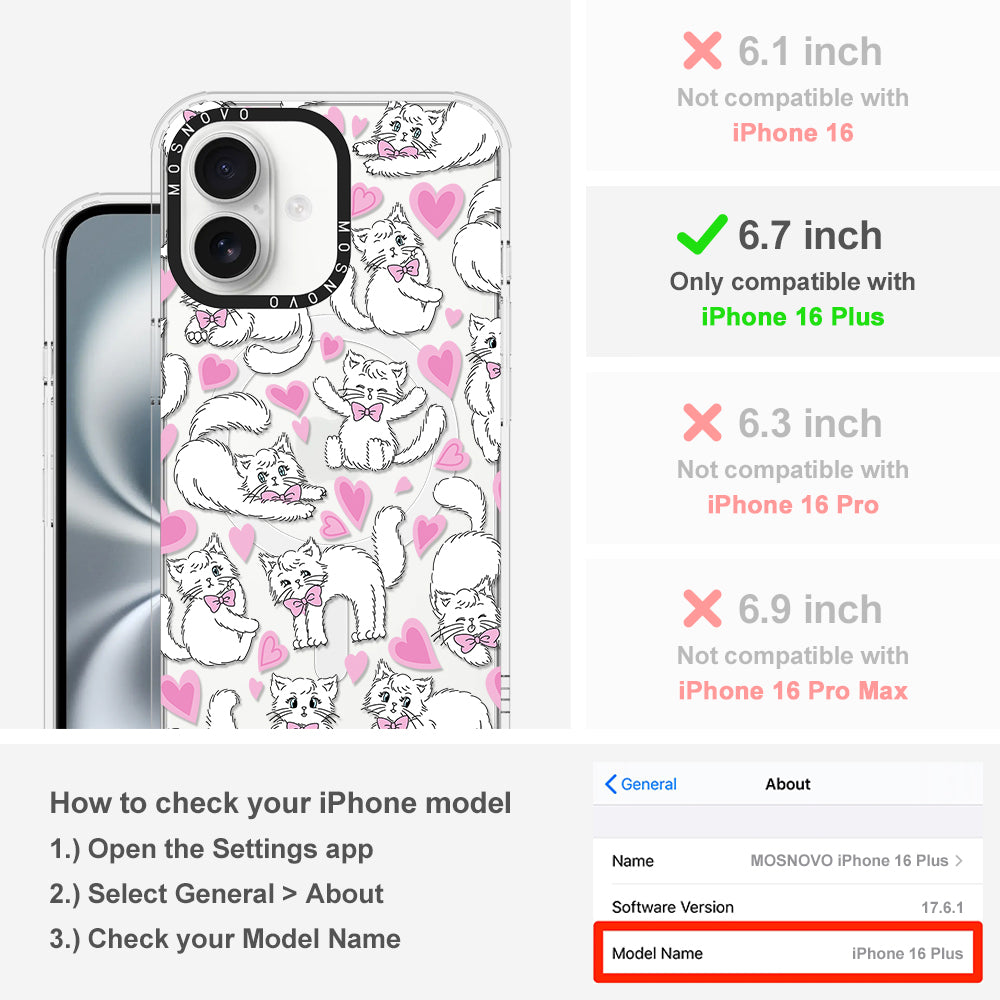 Kitties Phone Case - iPhone 16 Plus Case