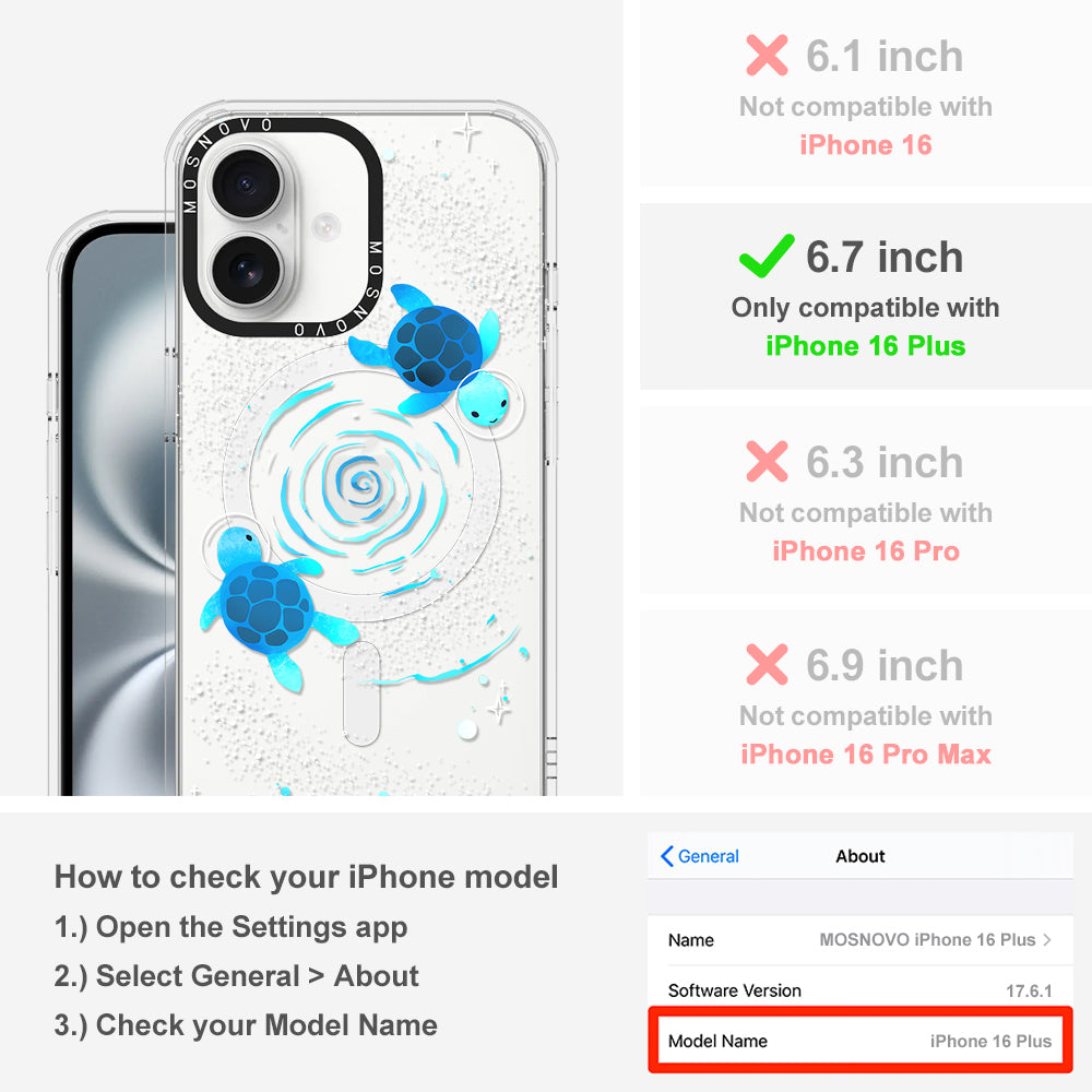 Space Turtle Phone Case - iPhone 16 Plus Case - MOSNOVO