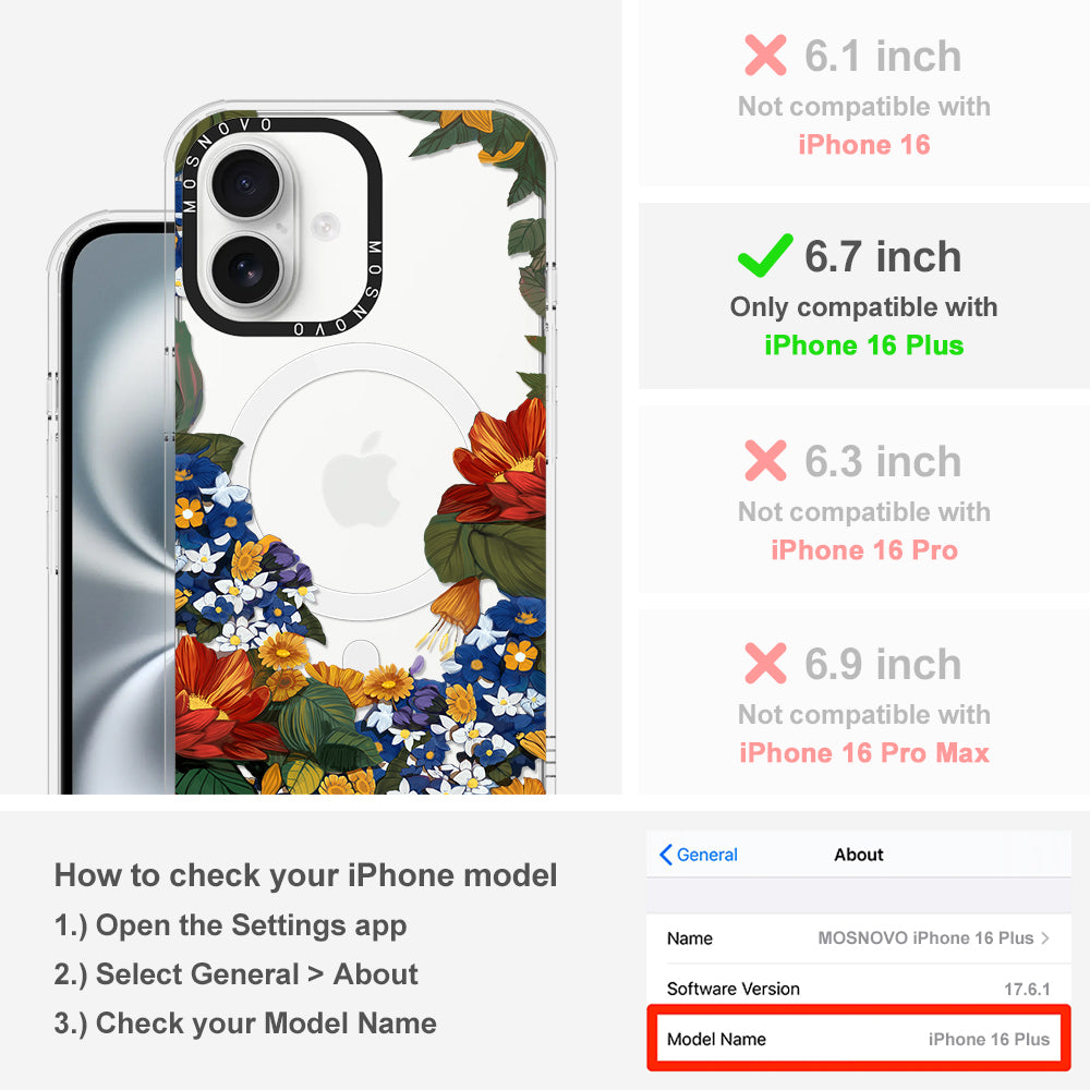 Summer Garden Phone Case - iPhone 16 Plus Case - MOSNOVO