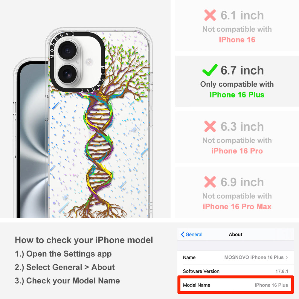 Life Tree Phone Case - iPhone 16 Plus Case - MOSNOVO