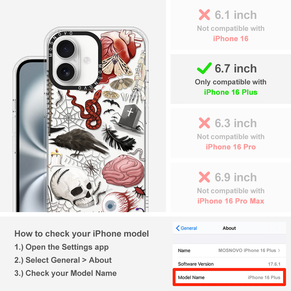 Hell Phone Case - iPhone 16 Plus Case - MOSNOVO