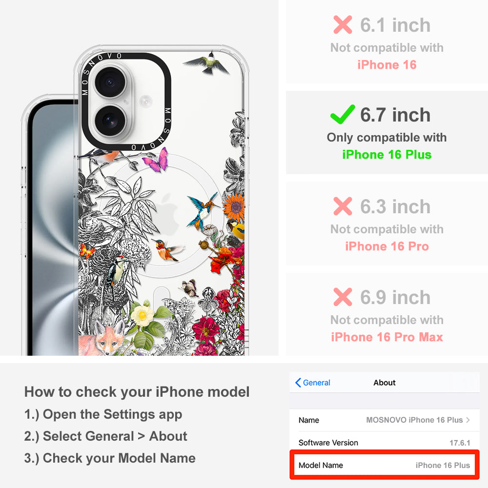 Fairy Forest Phone Case - iPhone 16 Plus Case - MOSNOVO