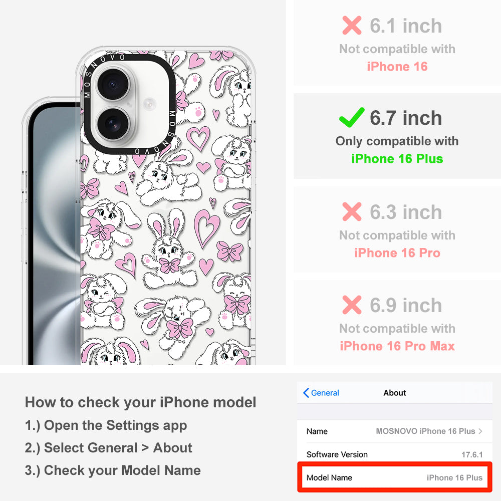 Bunnies Phone Case - iPhone 16 Plus Case