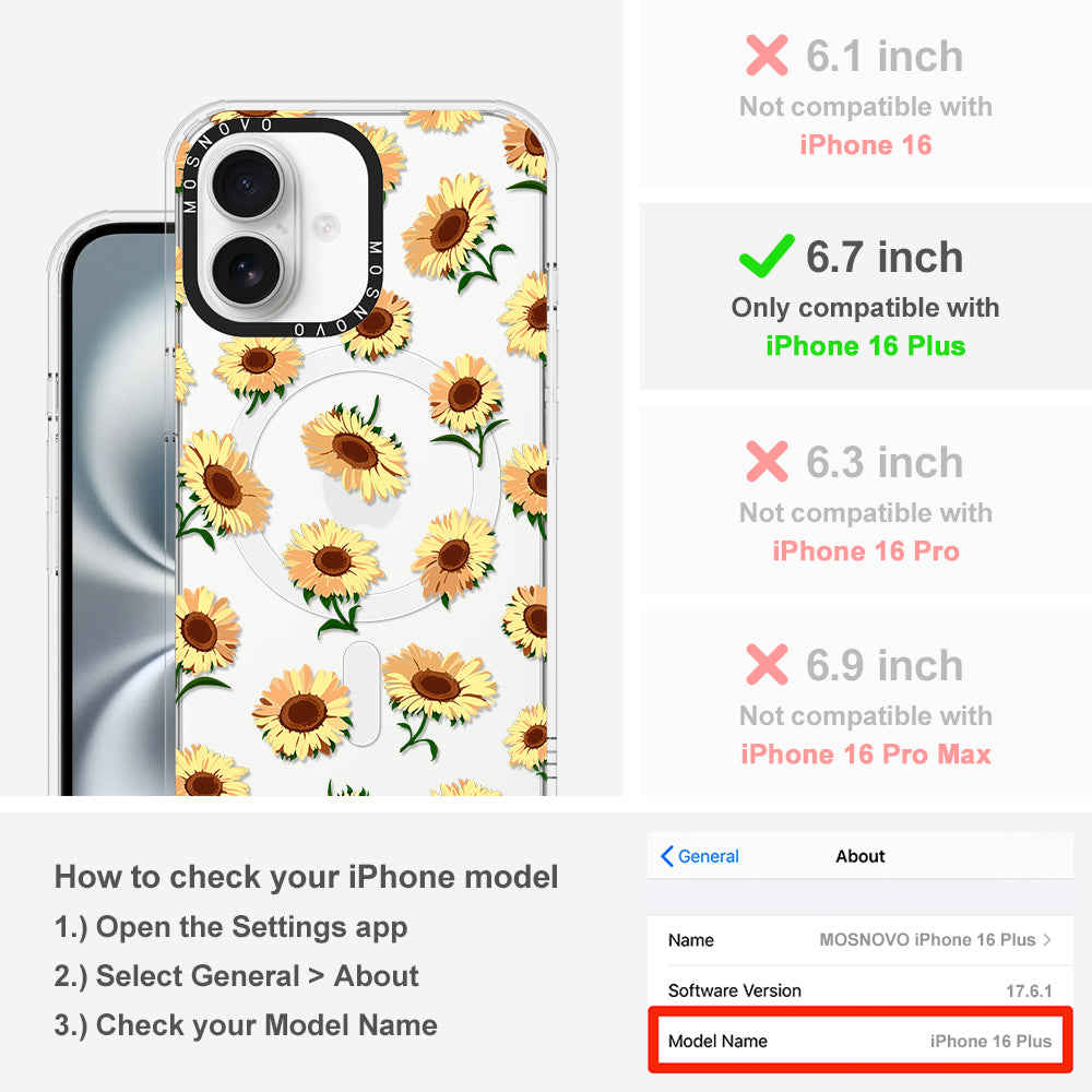 Sunflowers Phone Case - iPhone 16 Plus Case