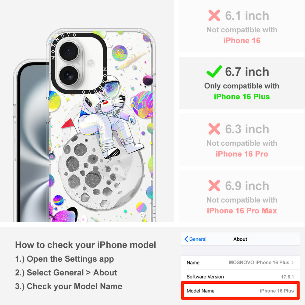 Astronaut 2020 Phone Case - iPhone 16 Plus Case - MOSNOVO