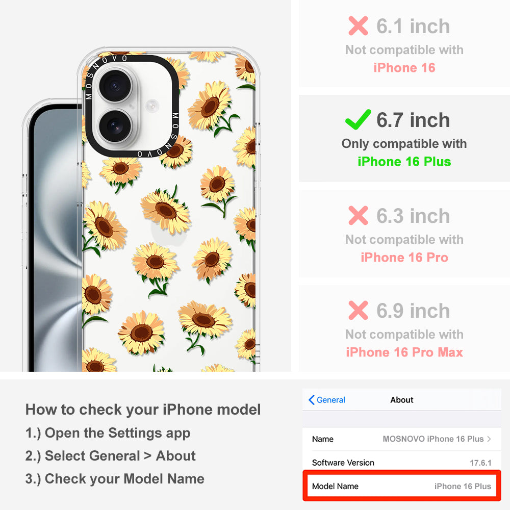Sunflowers Phone Case - iPhone 16 Plus Case