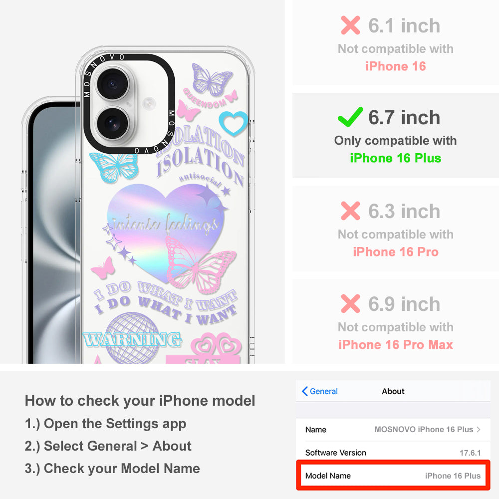 Intense Feeling Phone Case - iPhone 16 Plus Case - MOSNOVO