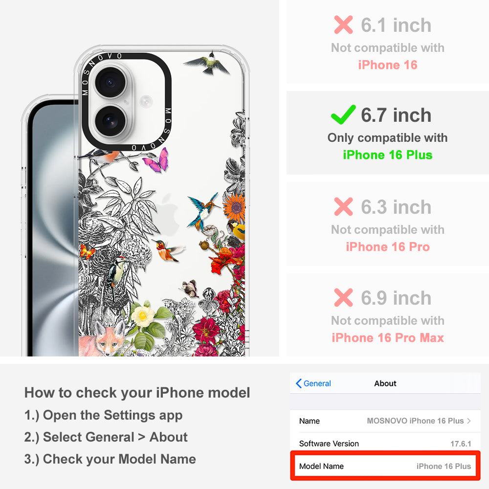 Fairy Forest Phone Case - iPhone 16 Plus Case - MOSNOVO