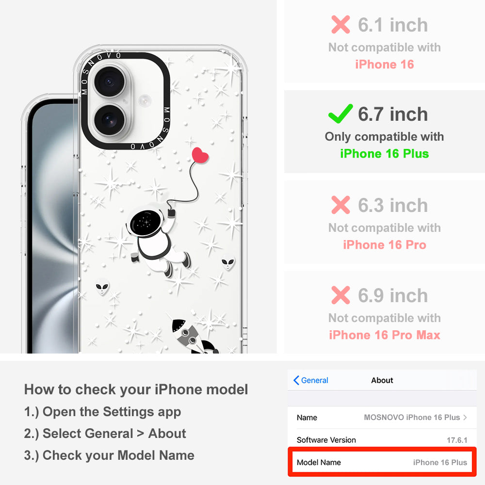 Outer Space Phone Case - iPhone 16 Plus Case - MOSNOVO