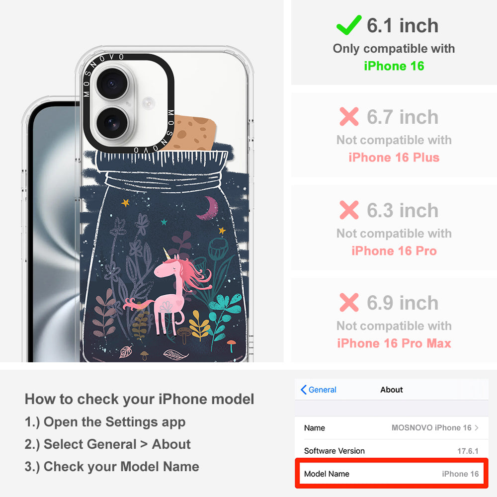 Fairy Unicorn Phone Case - iPhone 16 Case - MOSNOVO