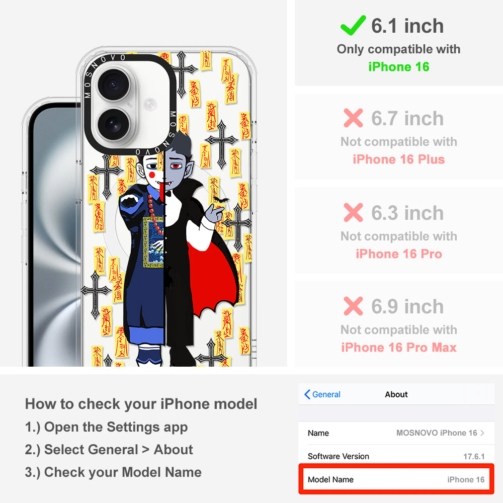 Vampire Vs Jiangshi Phone Case - iPhone 16 Case - MOSNOVO