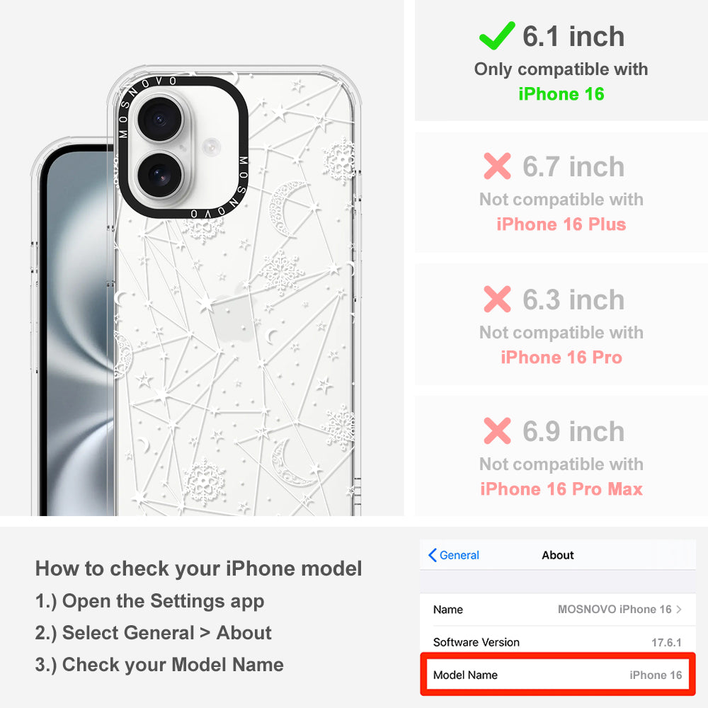 Night Sky Phone Case - iPhone 16 Case - MOSNOVO
