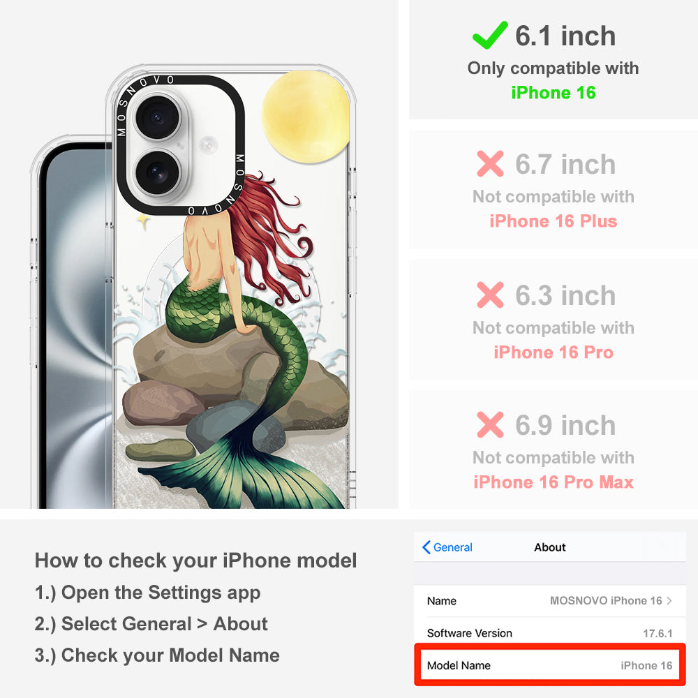 Fairy Mermaid Phone Case - iPhone 16 Case - MOSNOVO