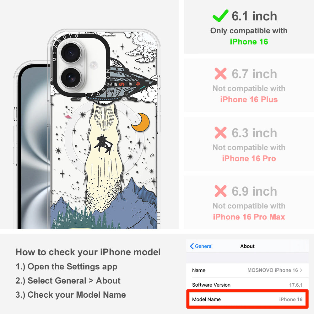 UFO Phone Case - iPhone 16 Case - MOSNOVO
