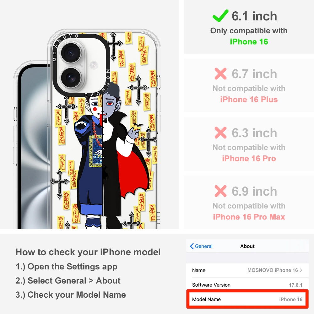 Vampire Vs Jiangshi Phone Case - iPhone 16 Case - MOSNOVO