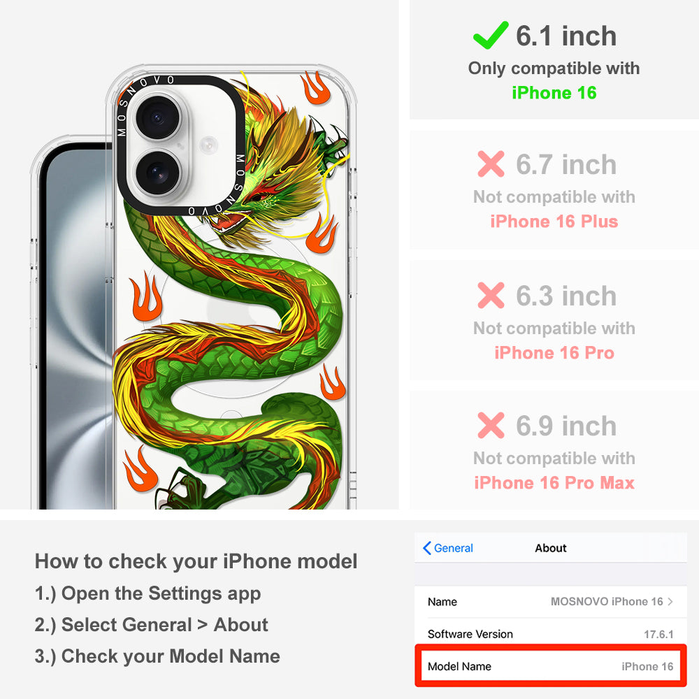 Dragon Phone Case - iPhone 16 Case - MOSNOVO