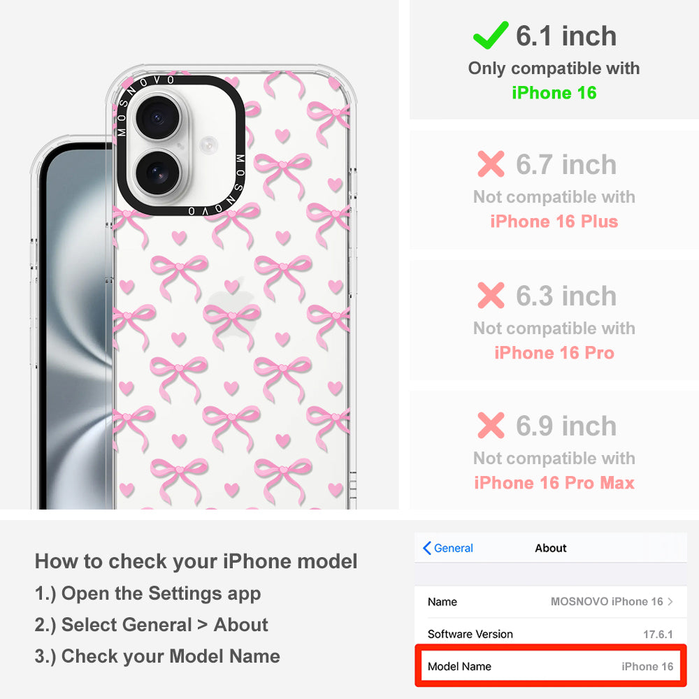 Bowtiful Love Phone Case - iPhone 16 Case