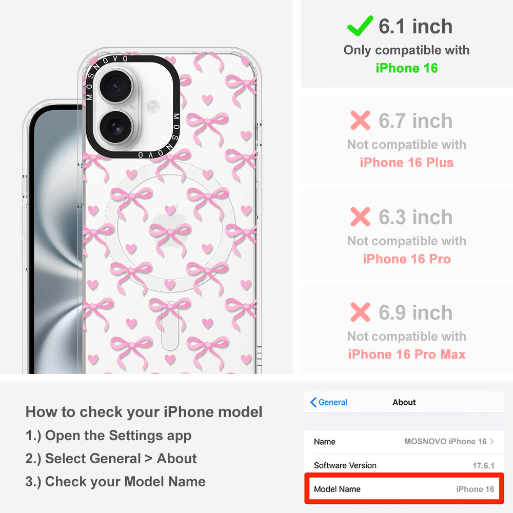 Bowtiful Love Phone Case - iPhone 16 Case