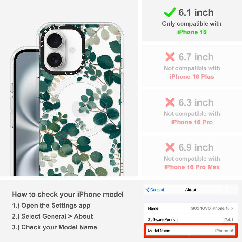 Eucalyptus Phone Case - iPhone 16 Case - MOSNOVO