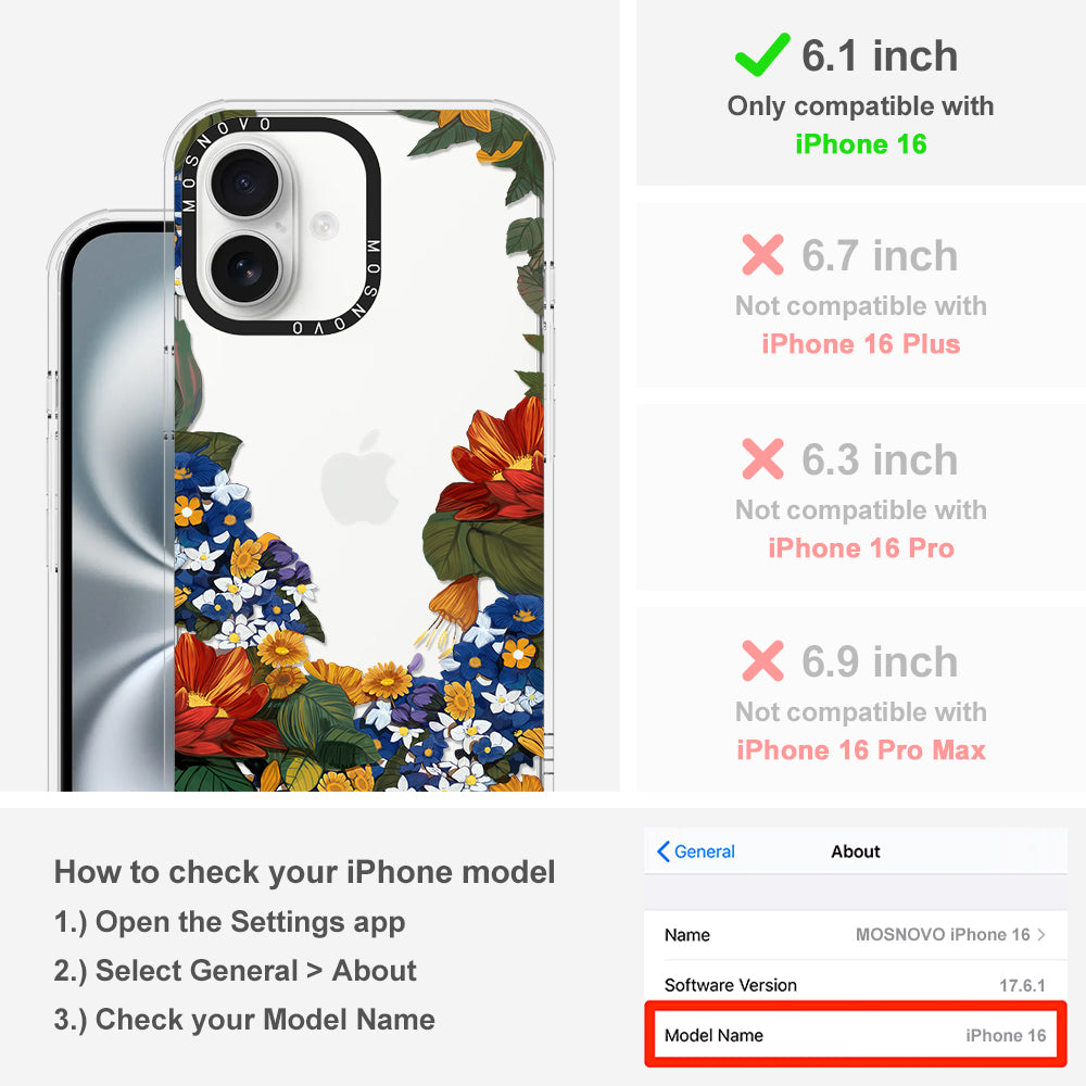 Summer Garden Phone Case - iPhone 16 Case - MOSNOVO