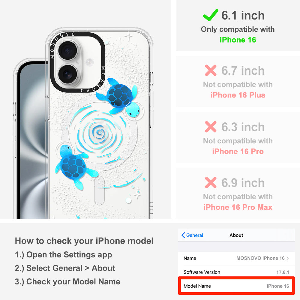 Space Turtle Phone Case - iPhone 16 Case - MOSNOVO