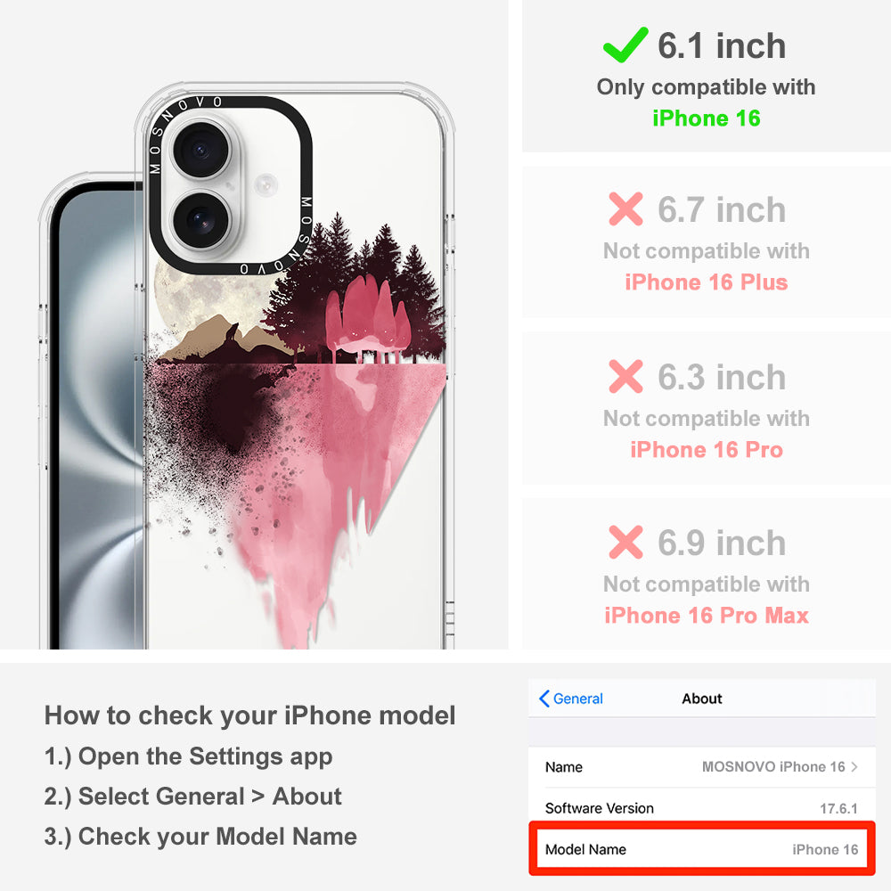 Mountain Landscape Phone Case - iPhone 16 Case - MOSNOVO