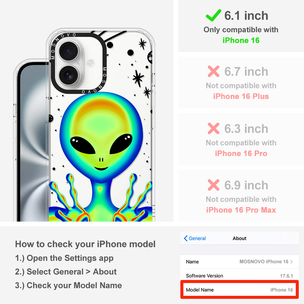 Alien Piece Phone Case - iPhone 16 Case