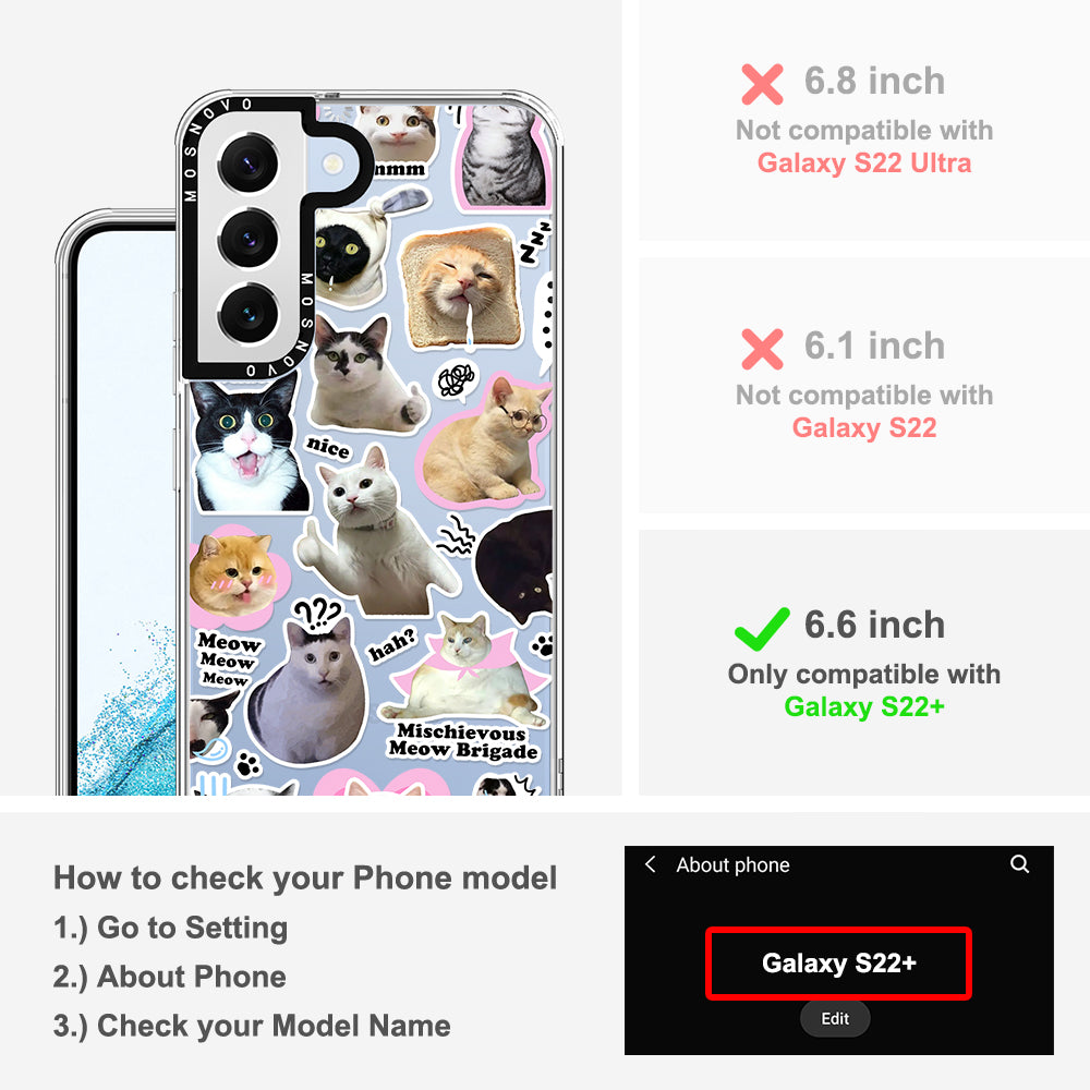 The Cat Brigade Phone Case - Samsung Galaxy S22 Plus Case