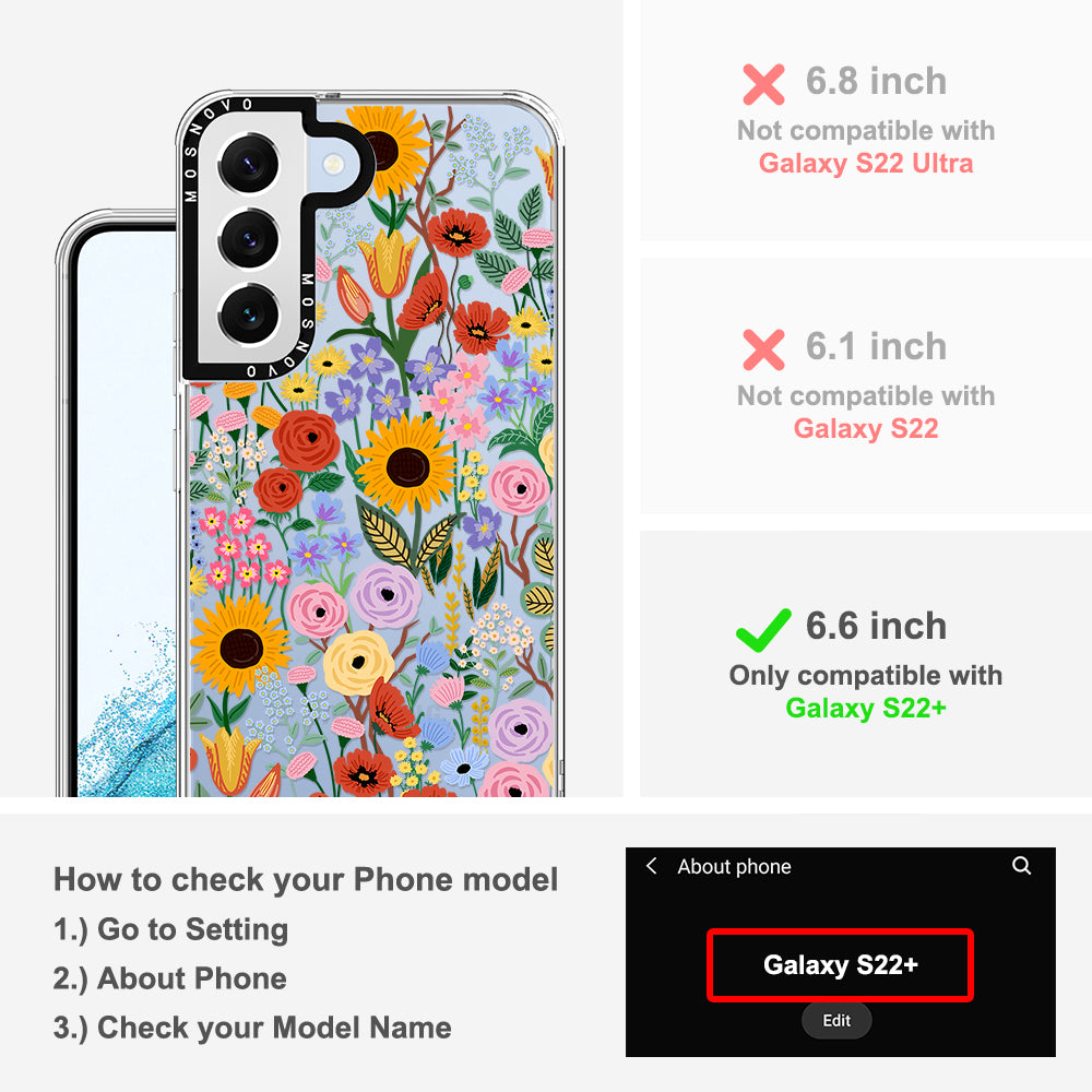Blossom & Bloom Phone Case - Samsung Galaxy S22 Plus Case