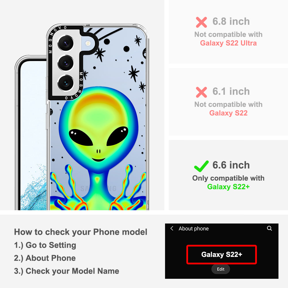 Alien Piece Phone Case - Samsung Galaxy S22 Plus Case