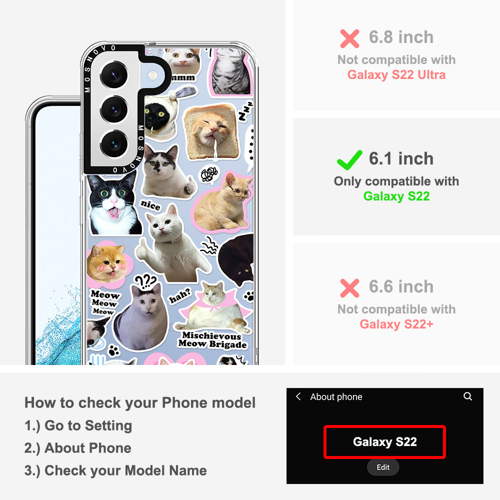 The Cat Brigade Phone Case - Samsung Galaxy S22 Case